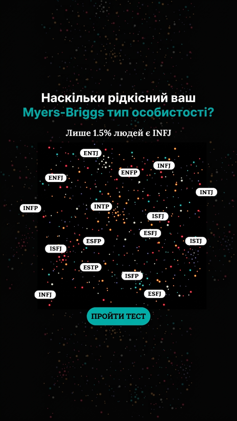 Personality Type Facebook ad