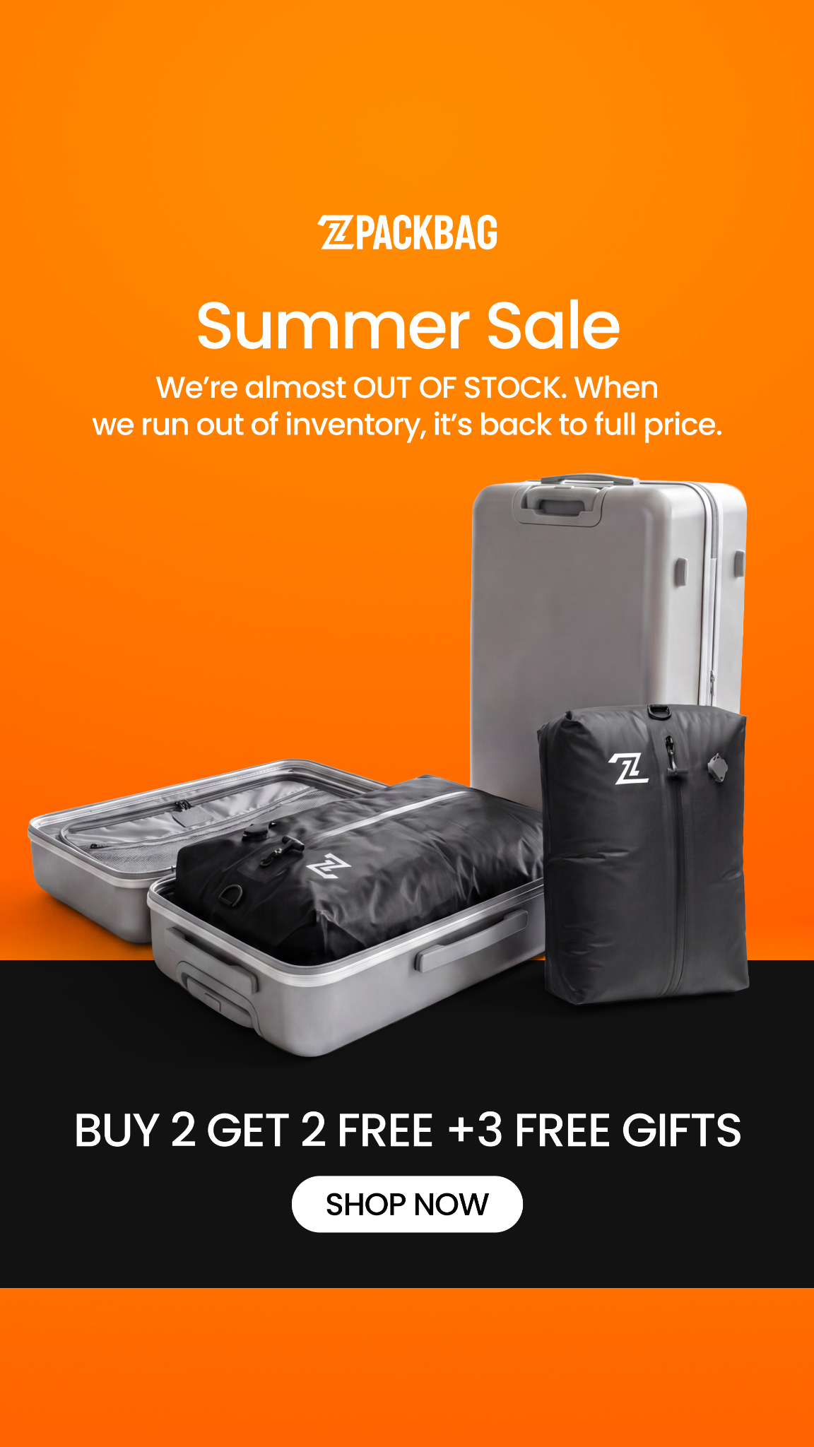 2packbag Facebook ad