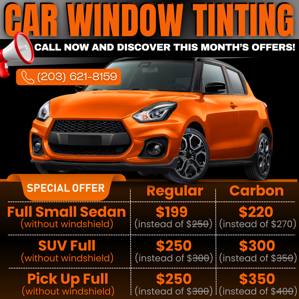 914 Auto Spa CT Facebook ad: Exclusive OFFER on Window Tinting