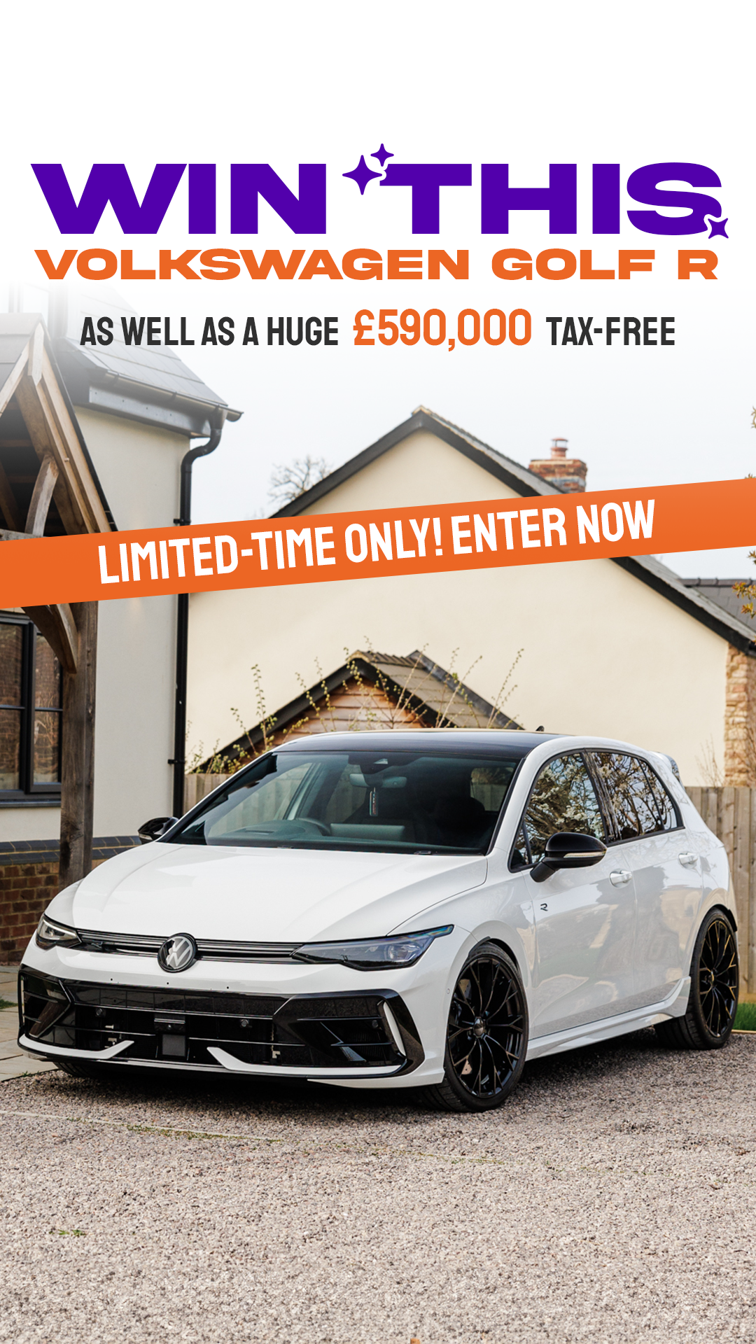 Dream Car Giveaways Facebook ad