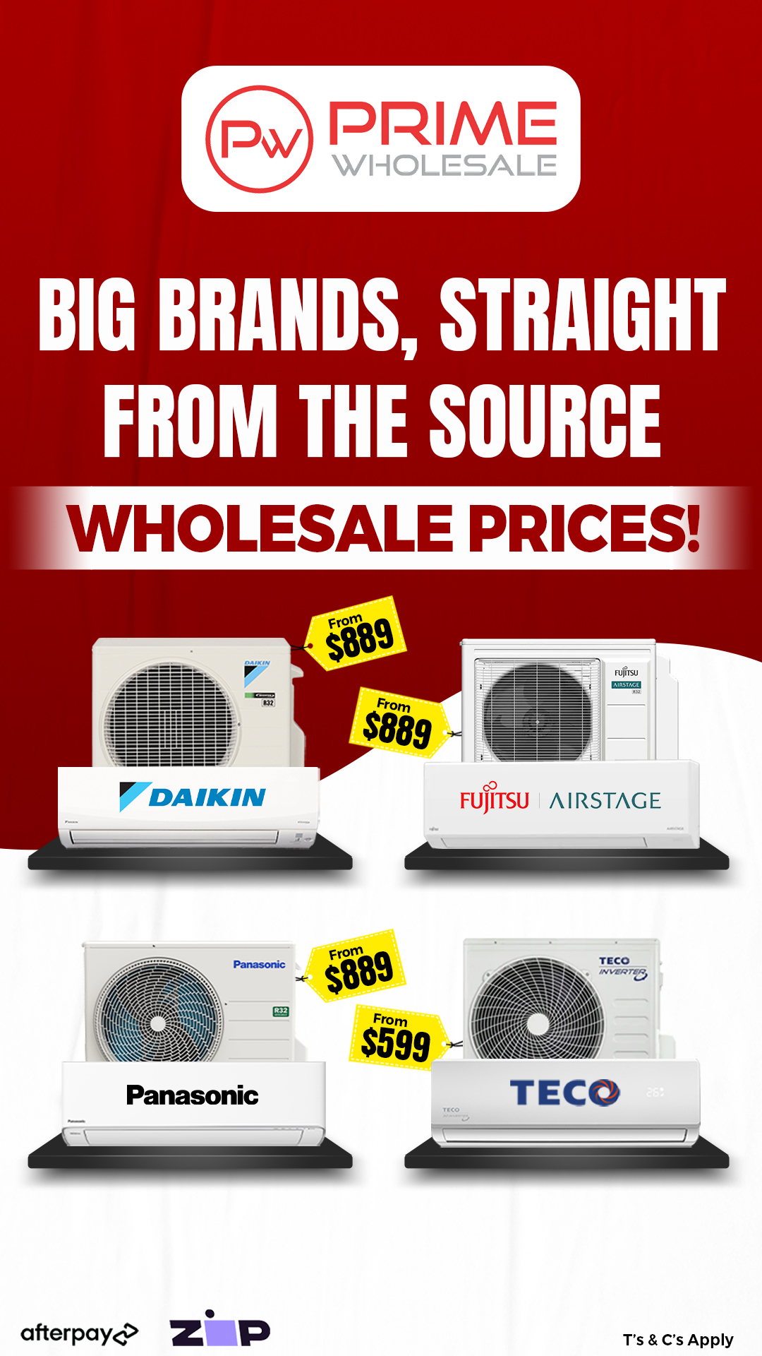 Prime Wholesale Newcastle Facebook ad