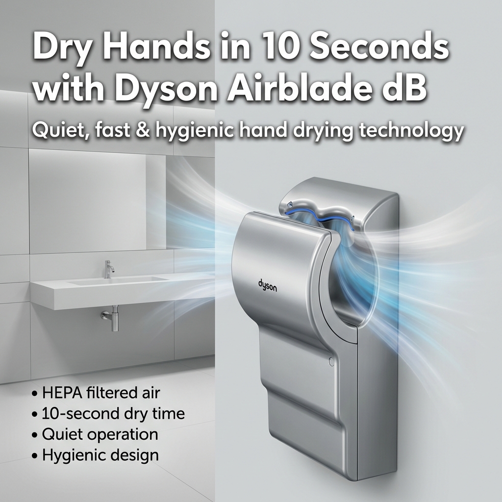 Star Hygiene Facebook ad: Fast & Hygienic Hand Drying with Dyson