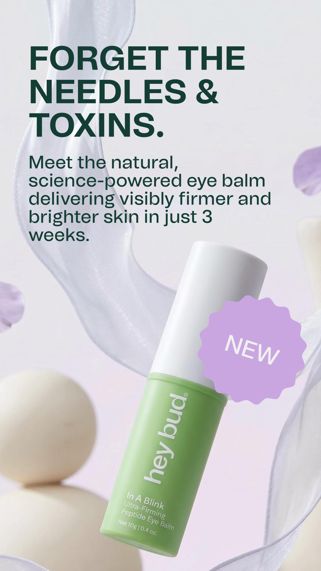 Hey Bud Skincare Facebook ad