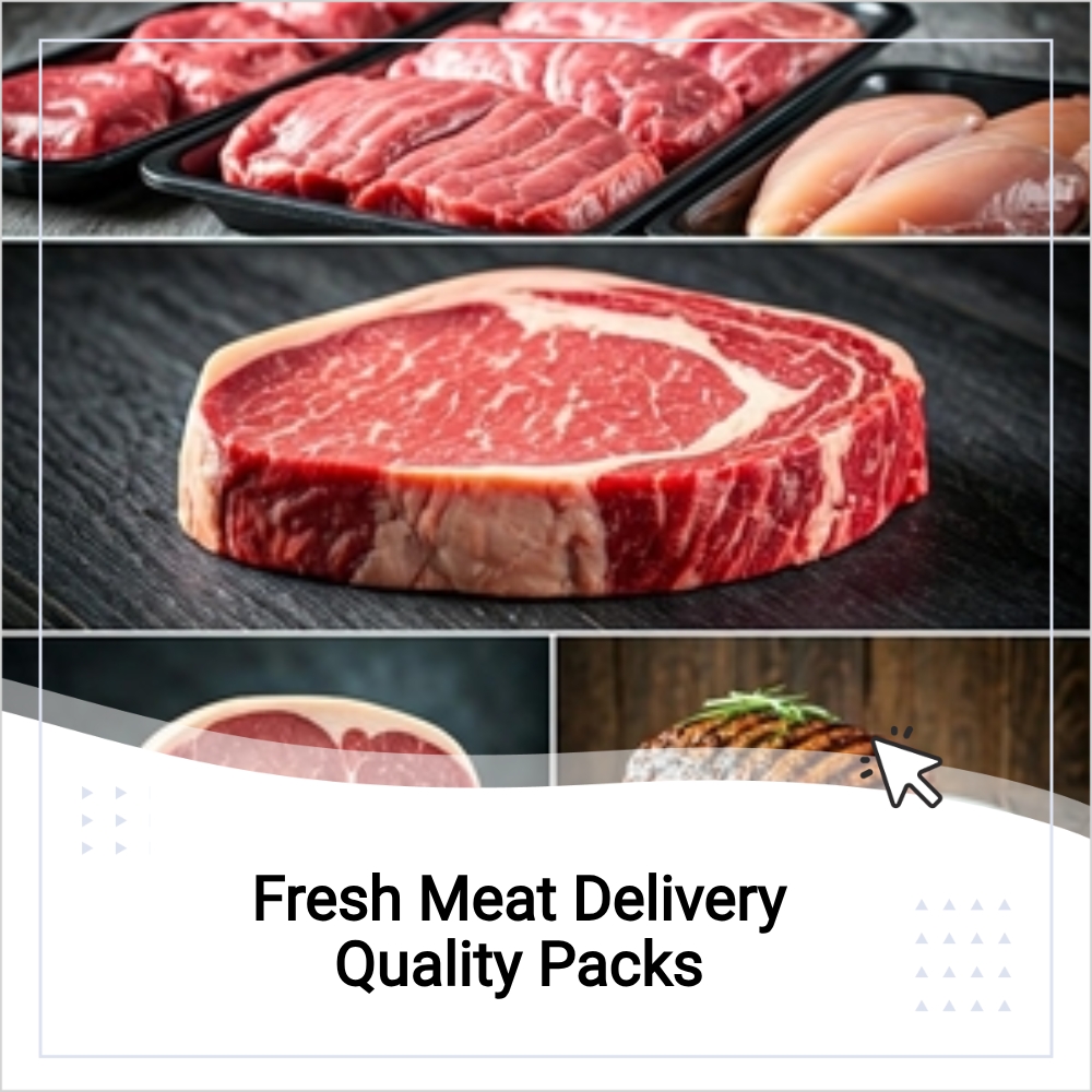 SwiftResults Here Facebook ad: Fresh Meat Delivery Quality Packs!