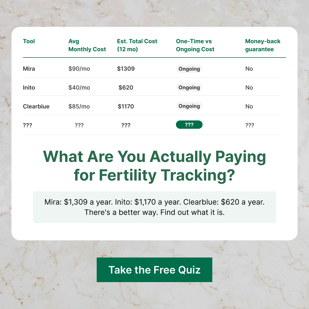 Fertility Cost Check Facebook ad