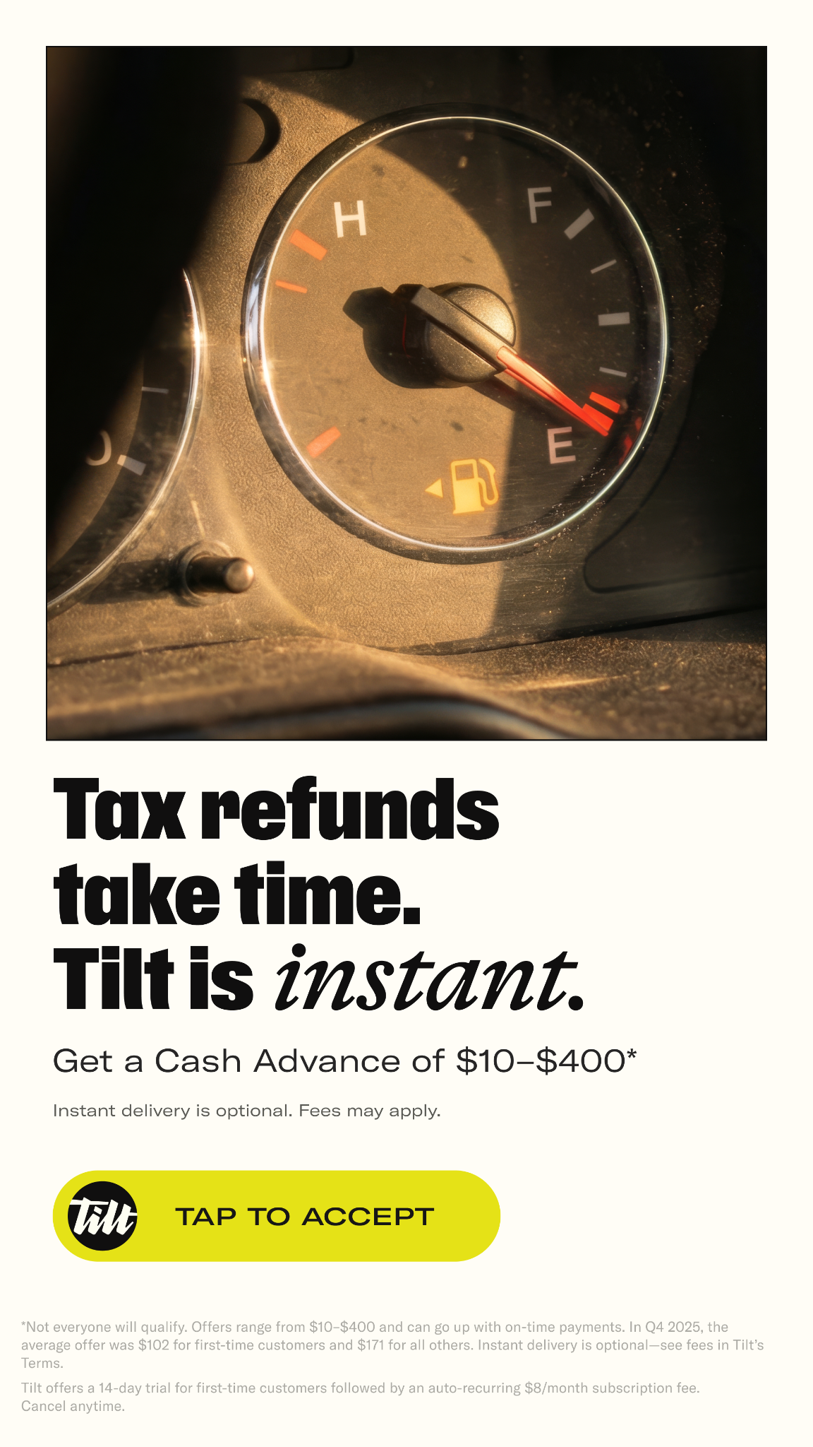 Tilt HQ Facebook ad