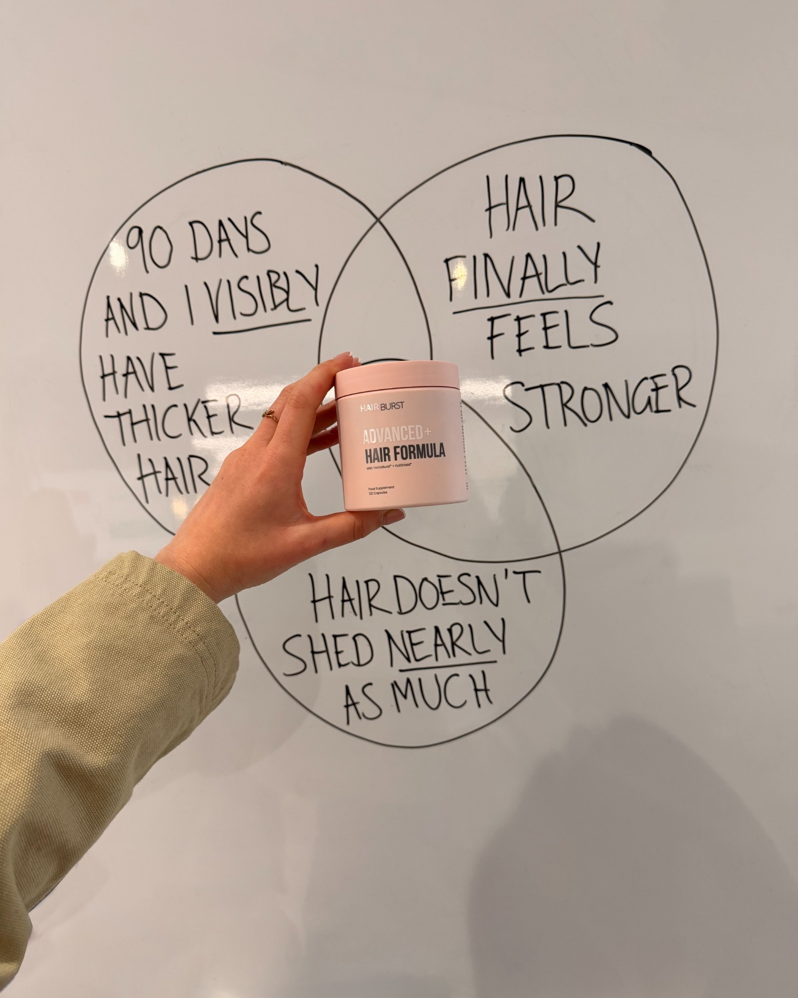 Hairburst Facebook ad