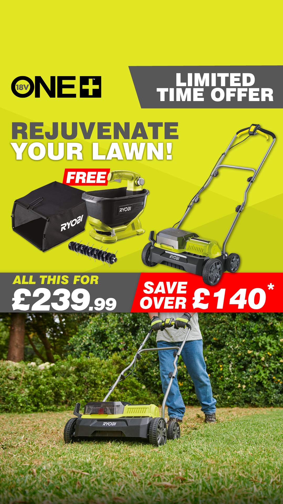Ryobi Tools UK Facebook ad