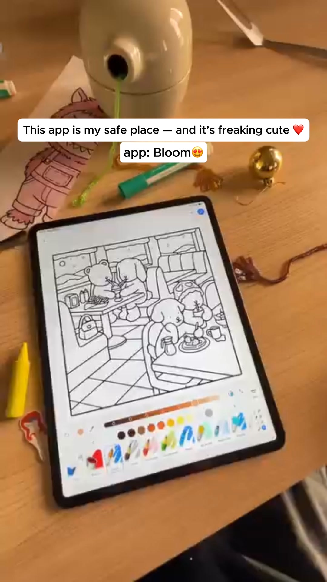 Bloom - Adult Coloring Book Facebook ad from Mar 24, 2026