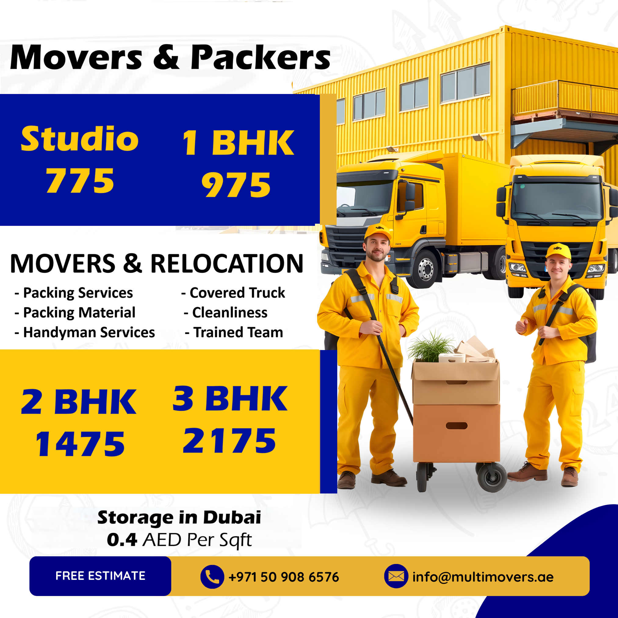 Multi Movers & Storage Facebook ad