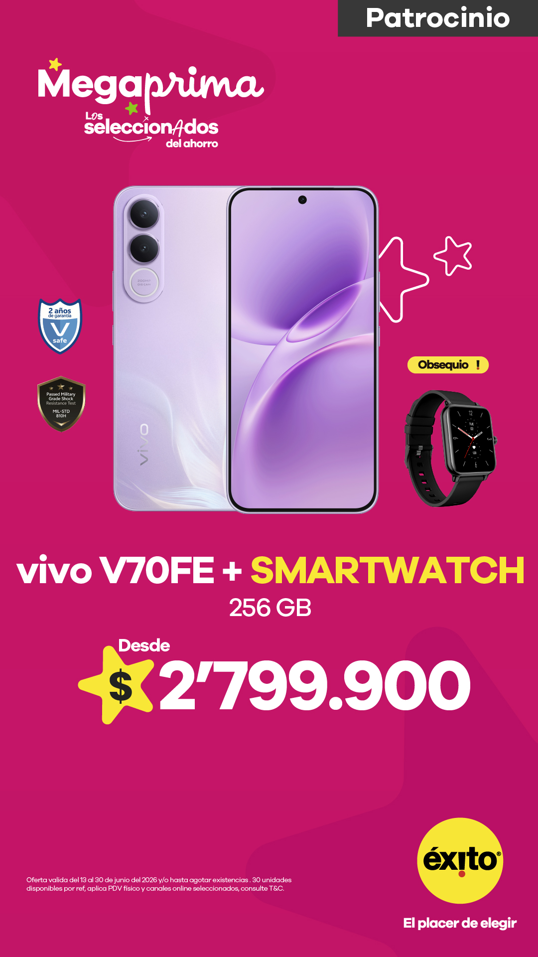 Éxito Facebook ad