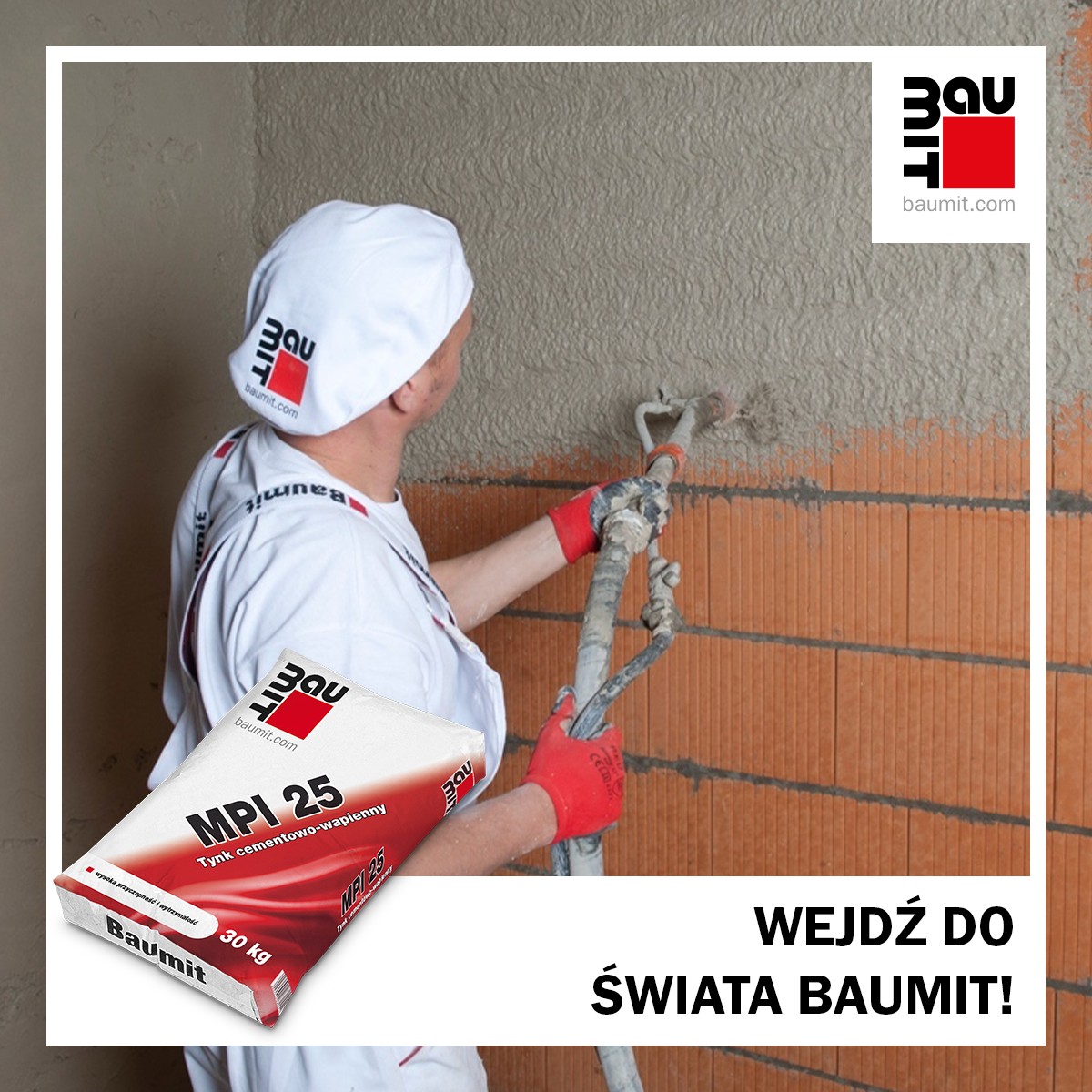 Baumit Polska Facebook ad: Dołącz do społeczności BAUMIT i jako pierwszy odkrywaj…