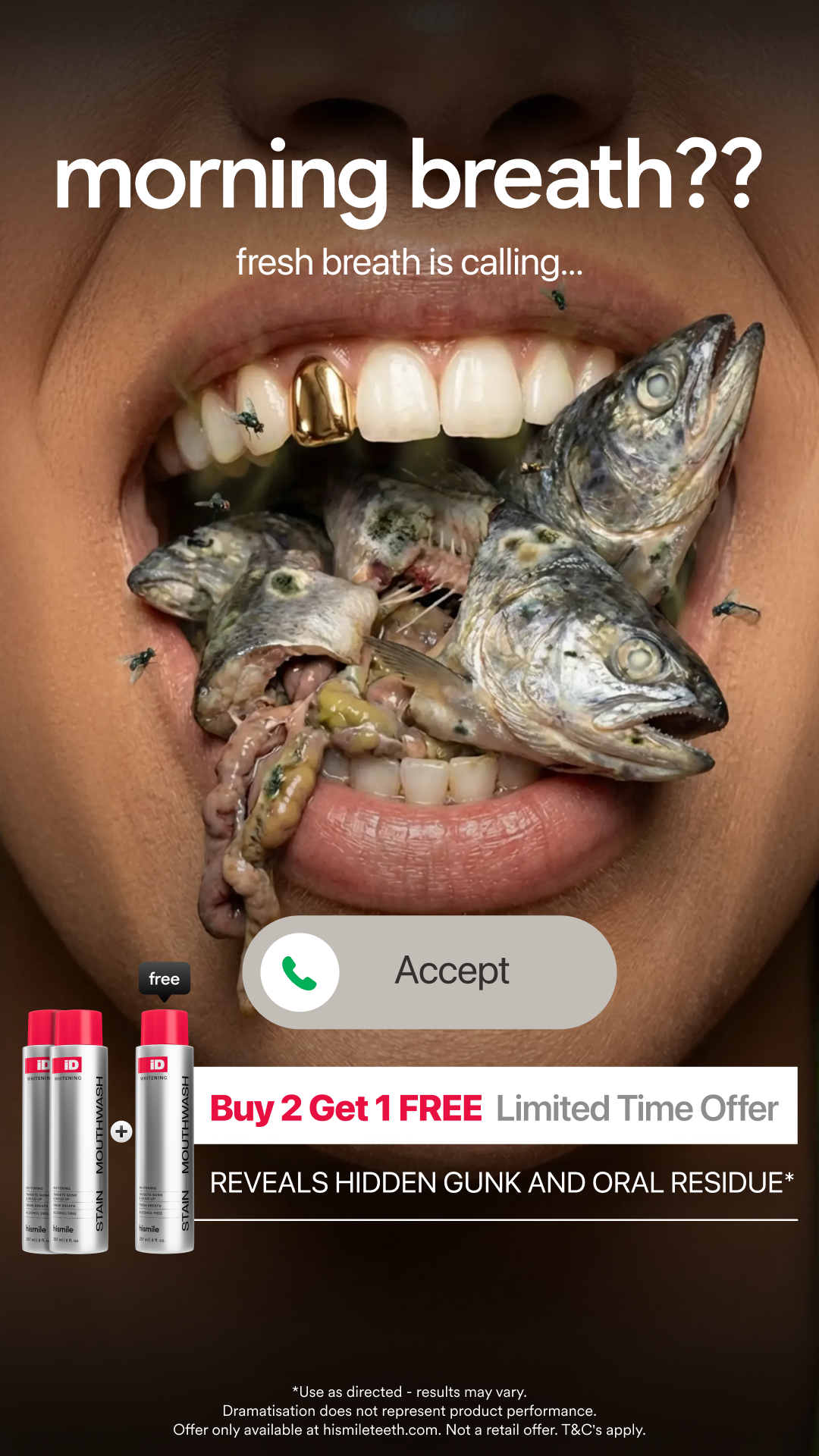 Hismile Facebook ad