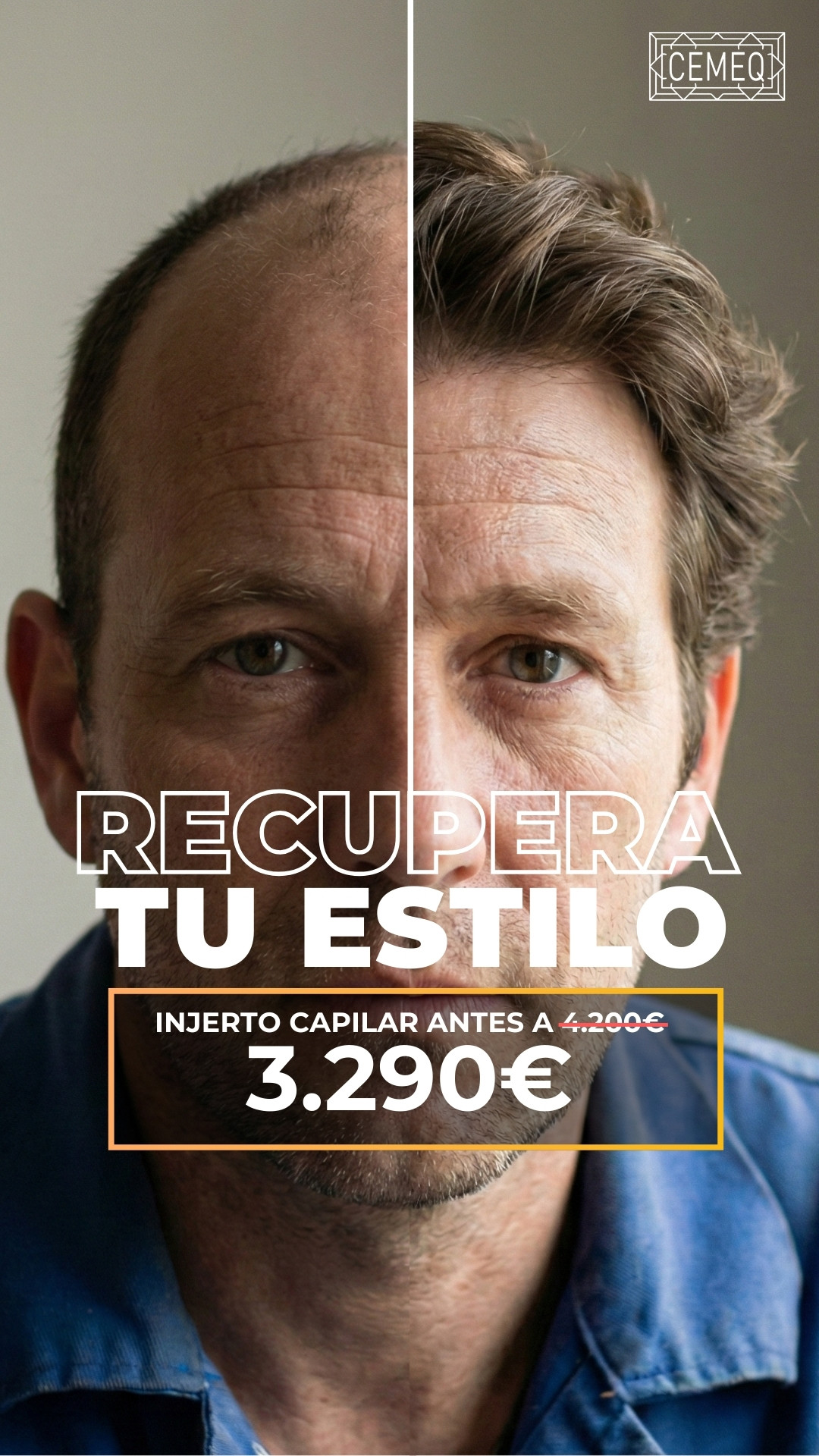 Clínica CEMEQ Valencia Facebook ad from Feb 8, 2026