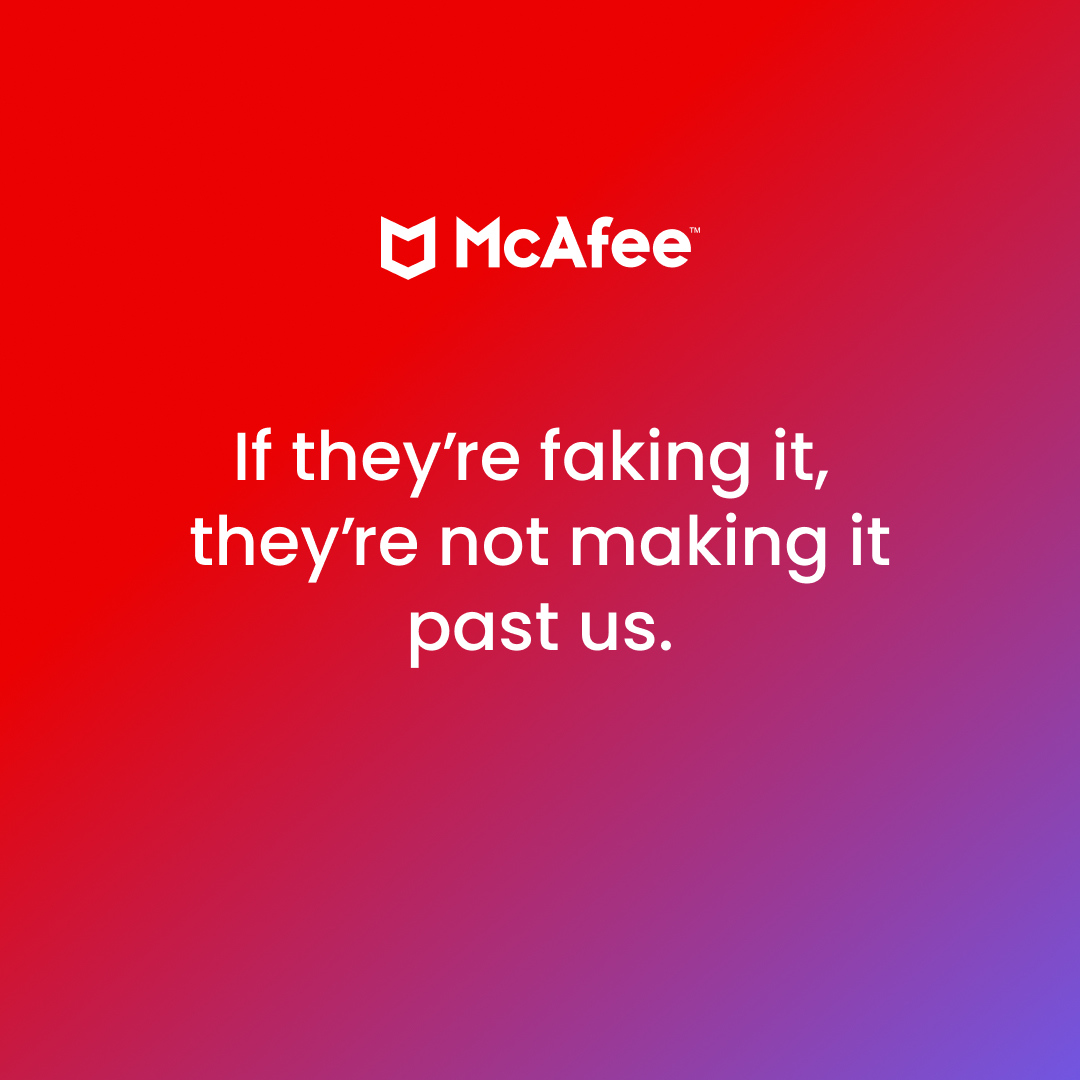 McAfee Facebook ad