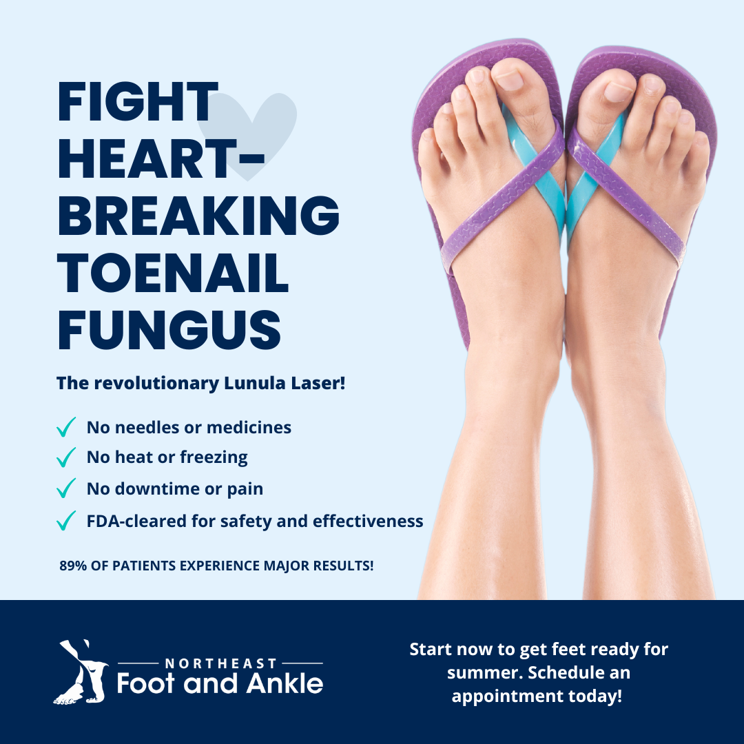 Northeast Foot and Ankle Facebook ad from Jan 27, 2025