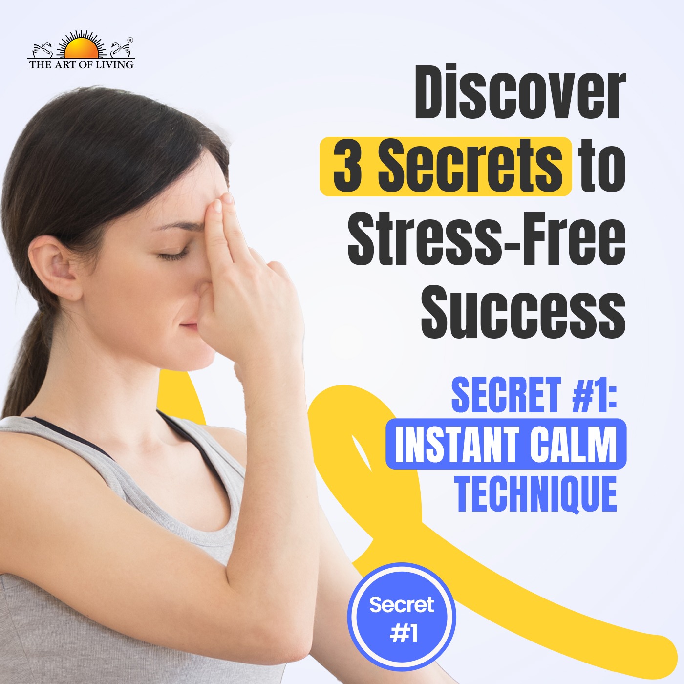The Art of Living Facebook ad