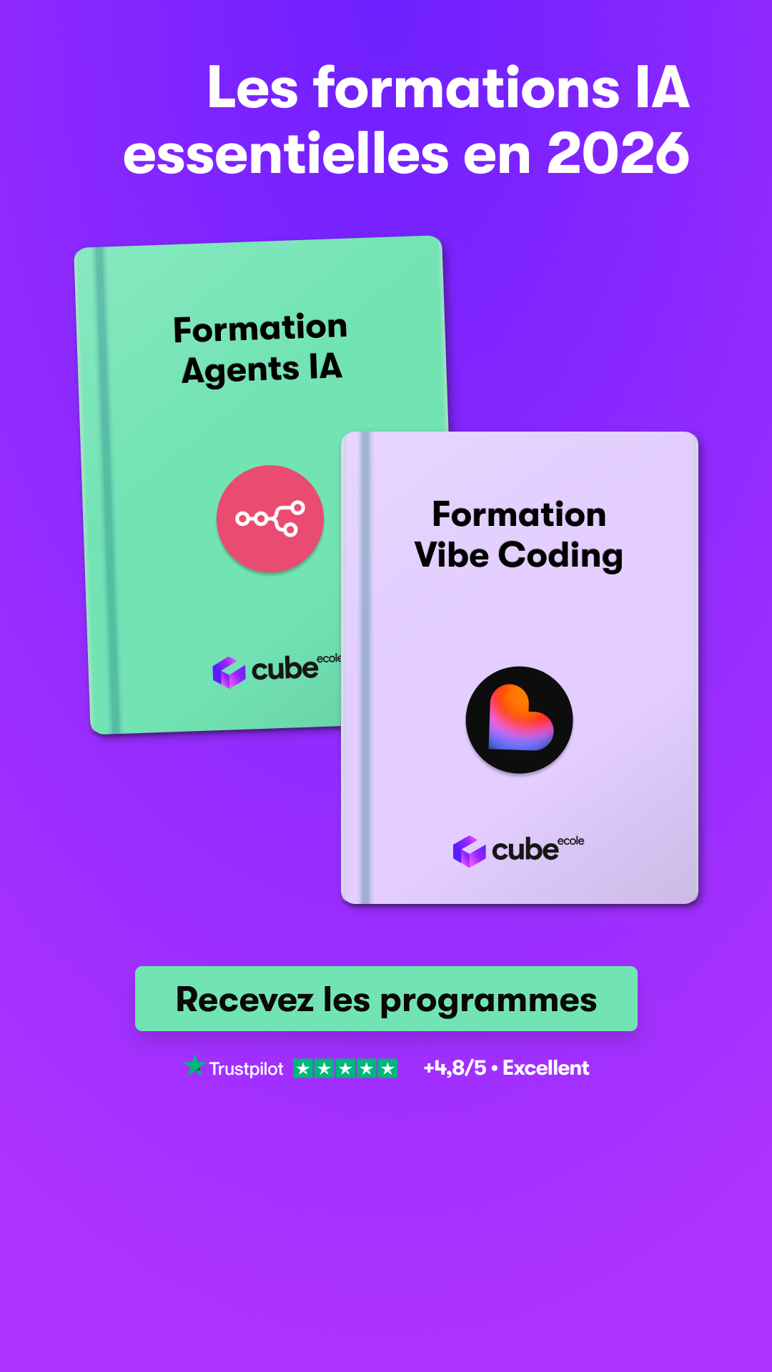 École Cube Facebook ad