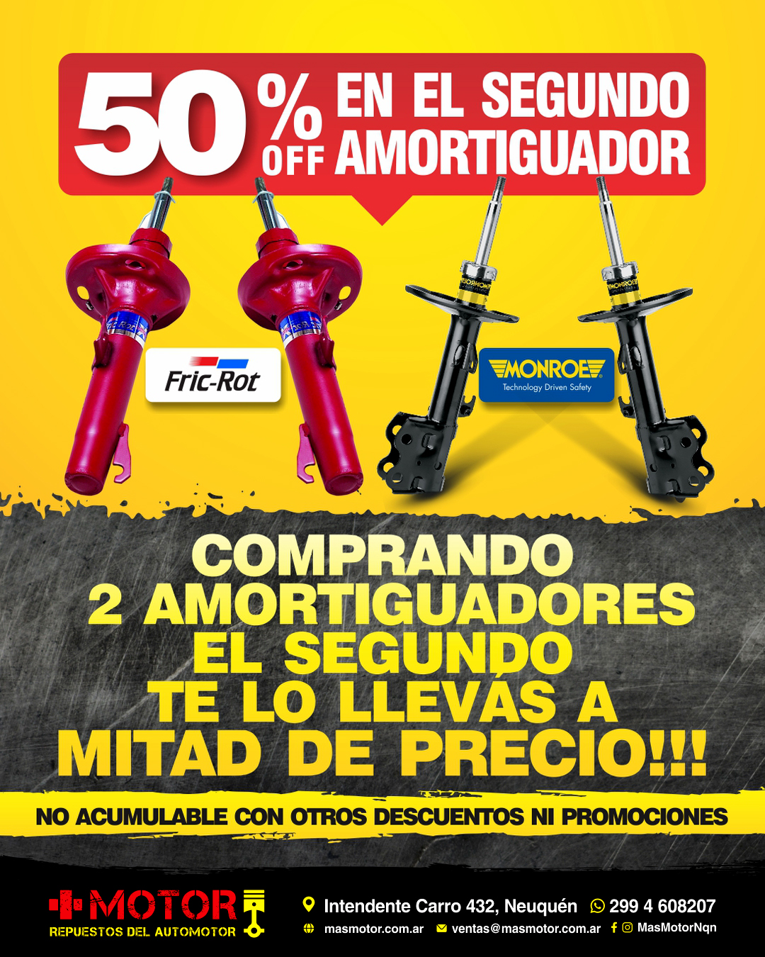 masmotornqn Facebook ad: +MOTOR, repuestos del automotor