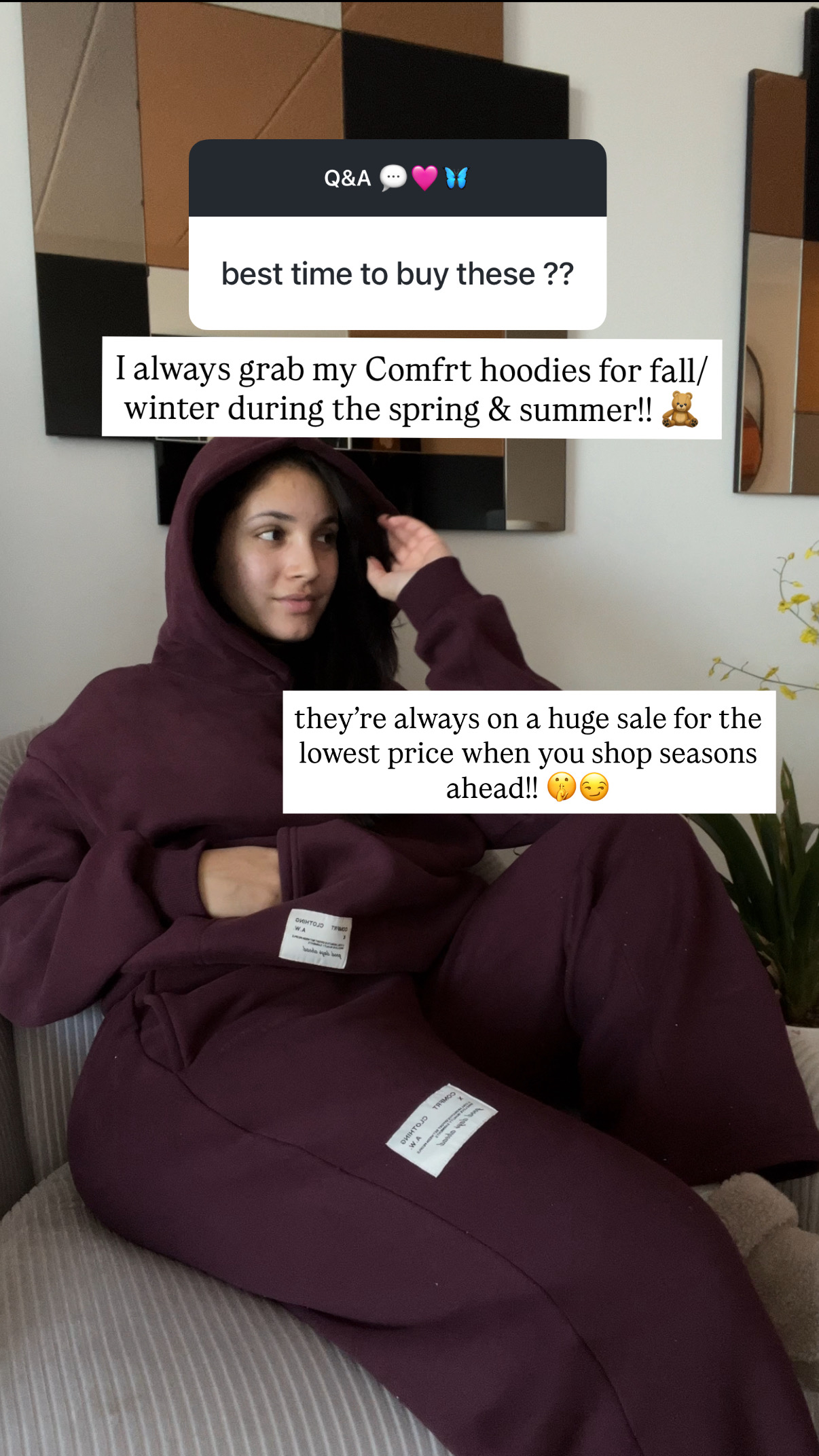 Comfrt Facebook ad