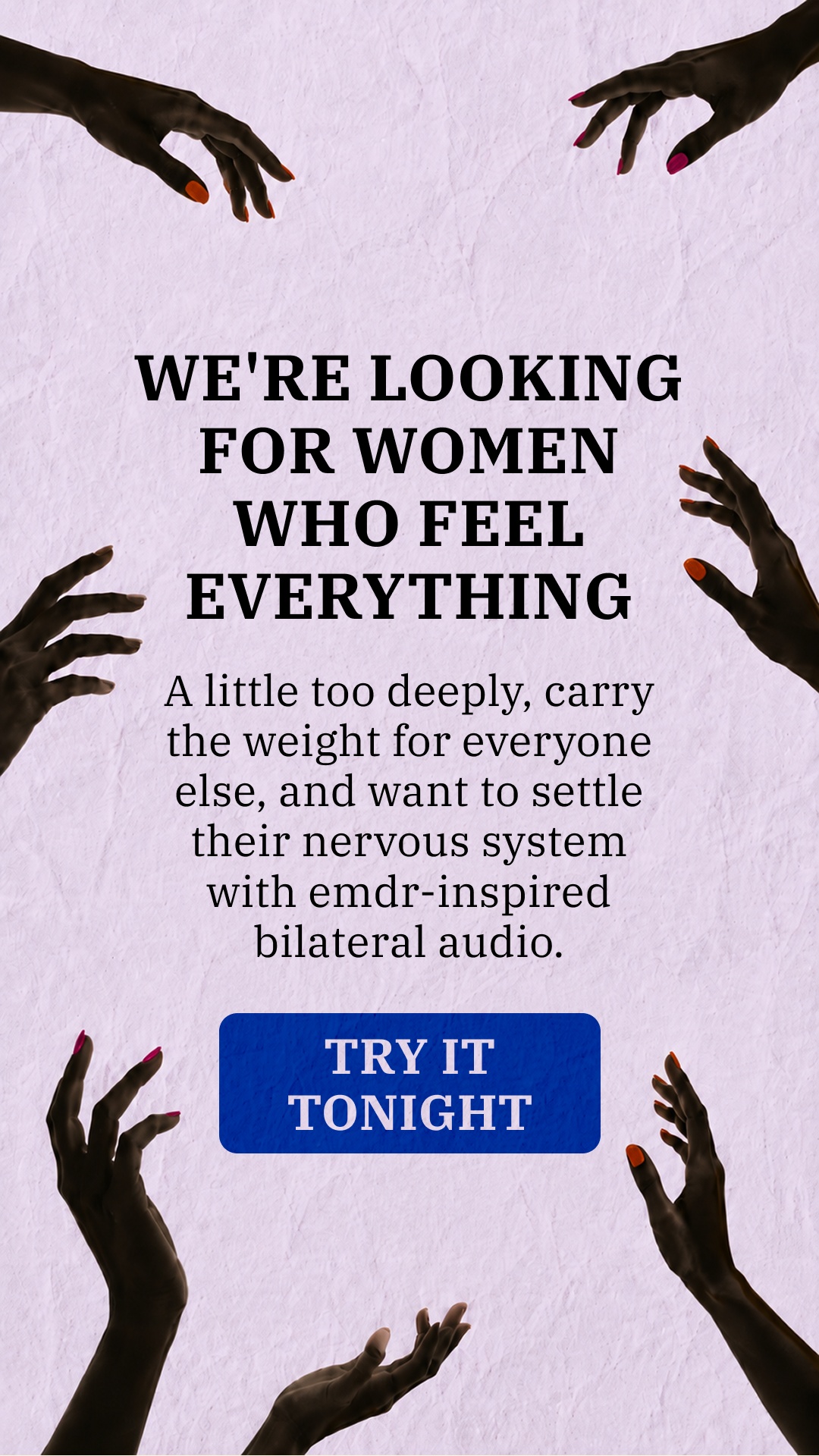 Calm Facebook ad