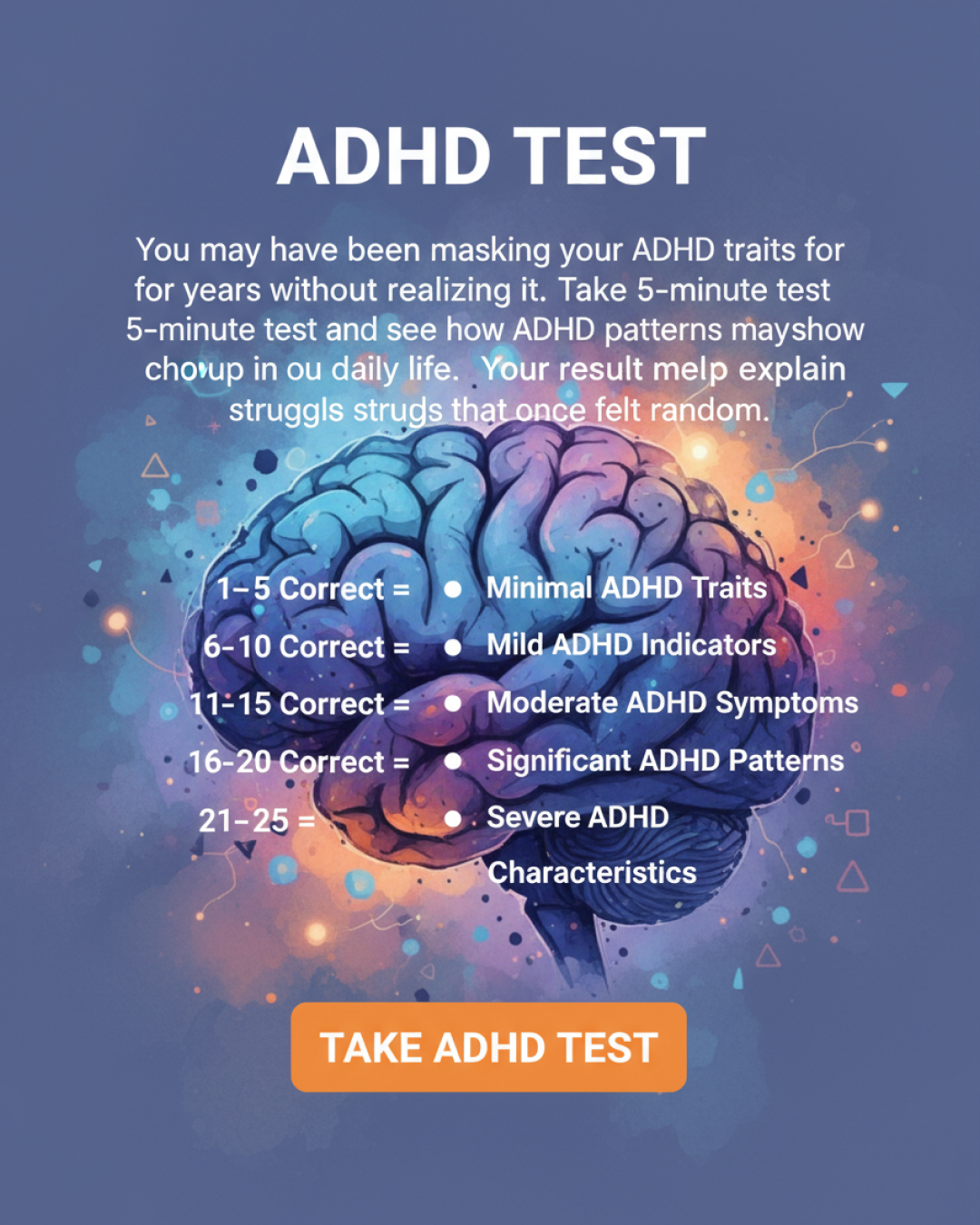 Personality Test: Created by Experts  Facebook ad