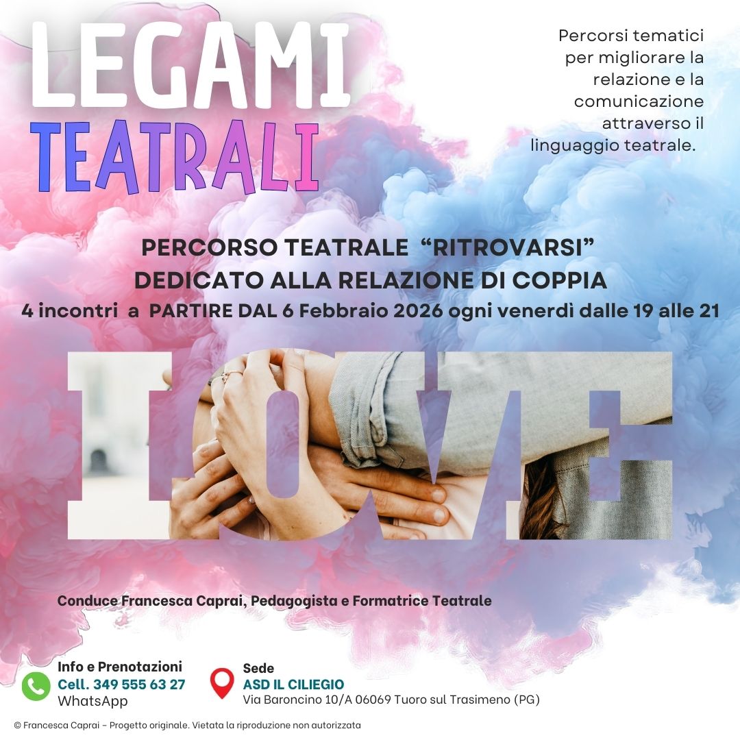 Francesca Caprai - Pedagogia Teatrale Facebook ad: Relazioni migliori? Inizia dal teatro