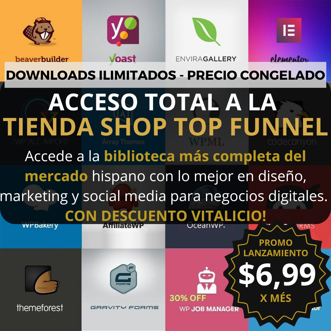 Top-Funnel Marketing Facebook ad: PRECIO CONGELADO DE POR VIDA