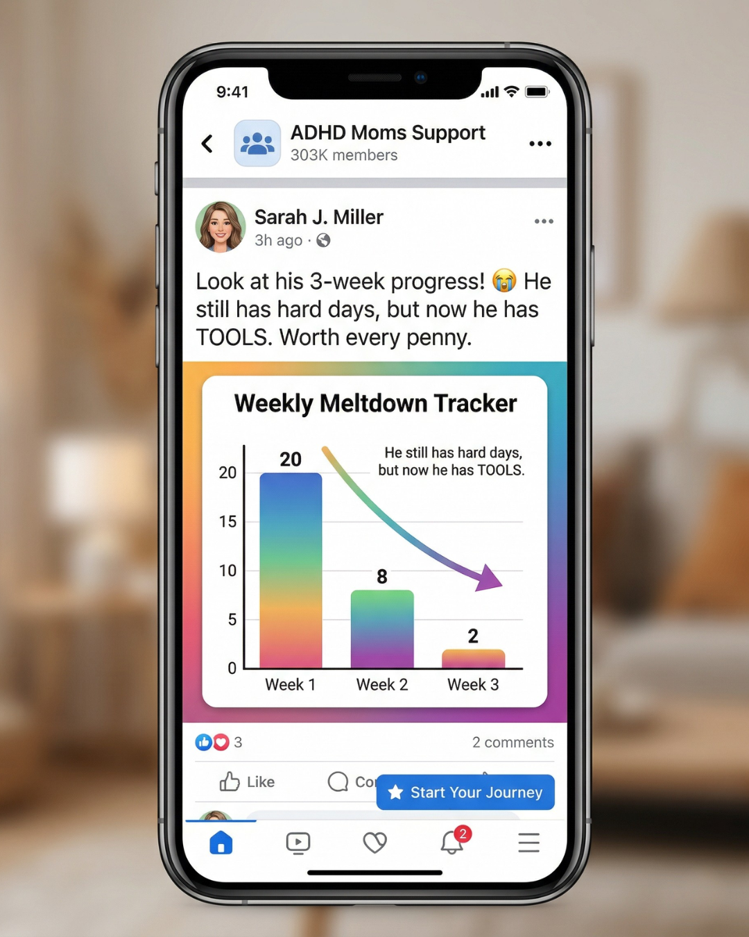 Parenting Leader Facebook ad