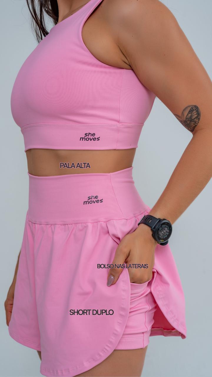 SheMoves Moda Fitness Facebook ad: O short que une conforto, estilo e performance…