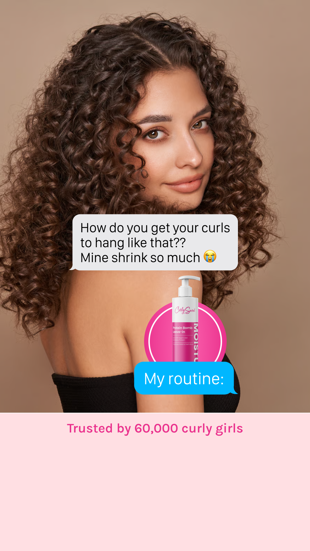 Curly Secret Facebook ad