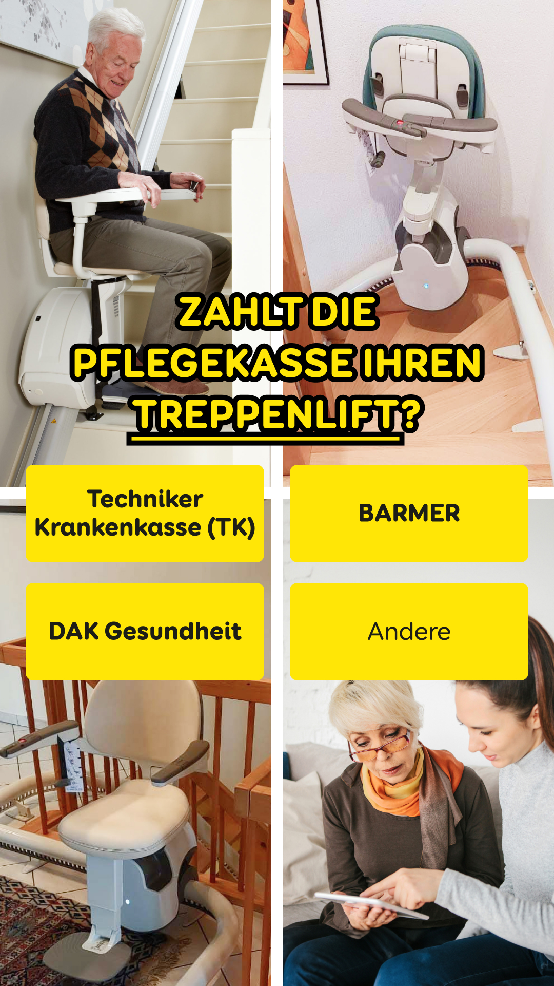Aroundhome - Treppenlift Facebook ad