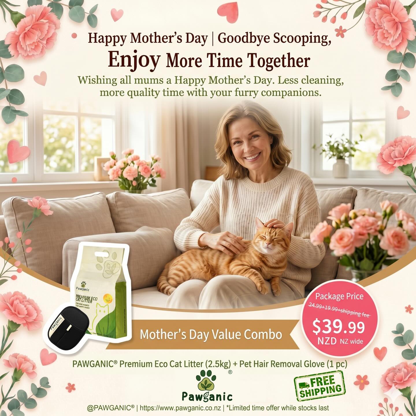 Pawganic NZ Facebook ad: pawganic New Zealand Registered Trademark