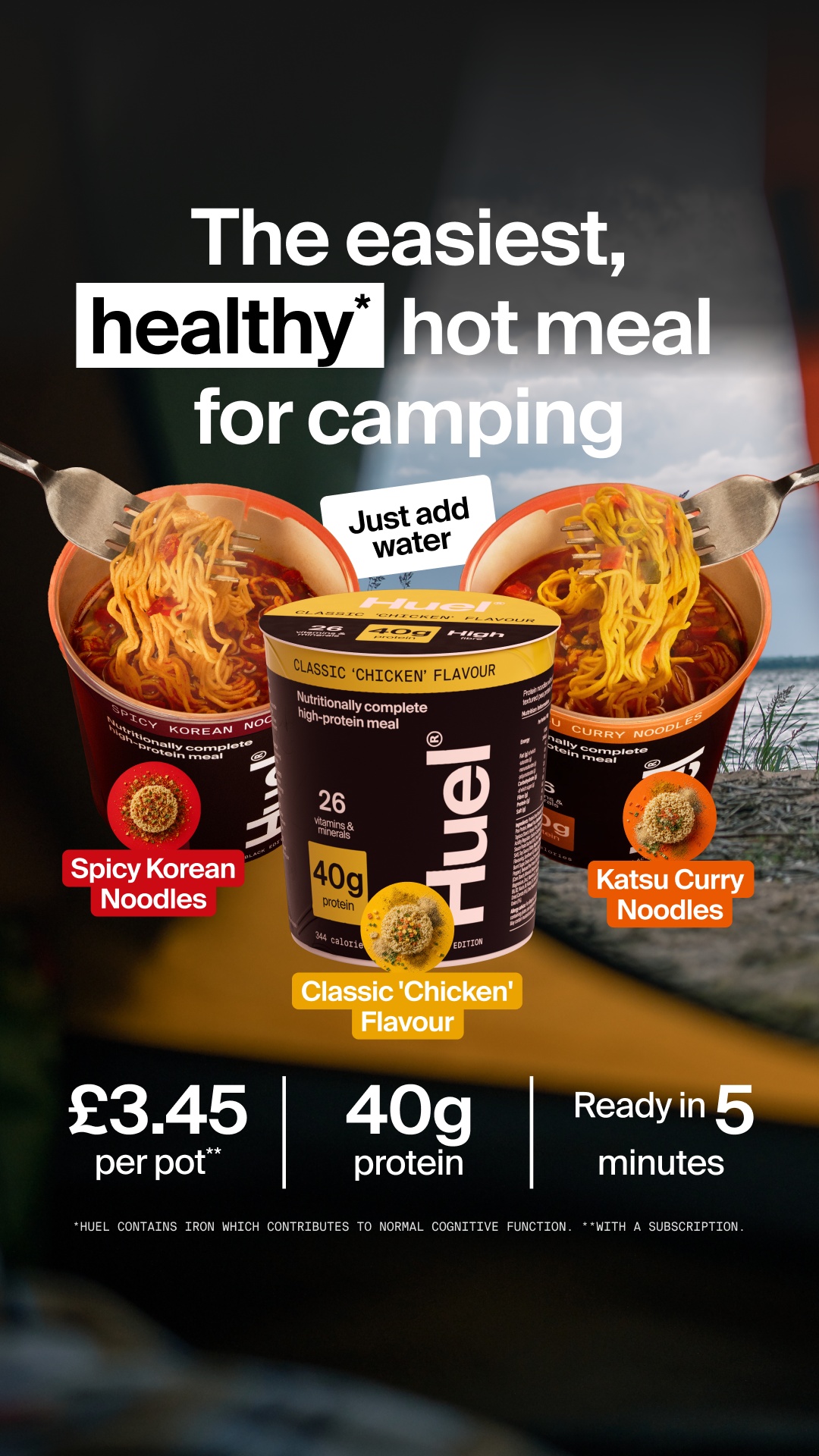 Huel Facebook ad: Ditch The Pricey Takeaway