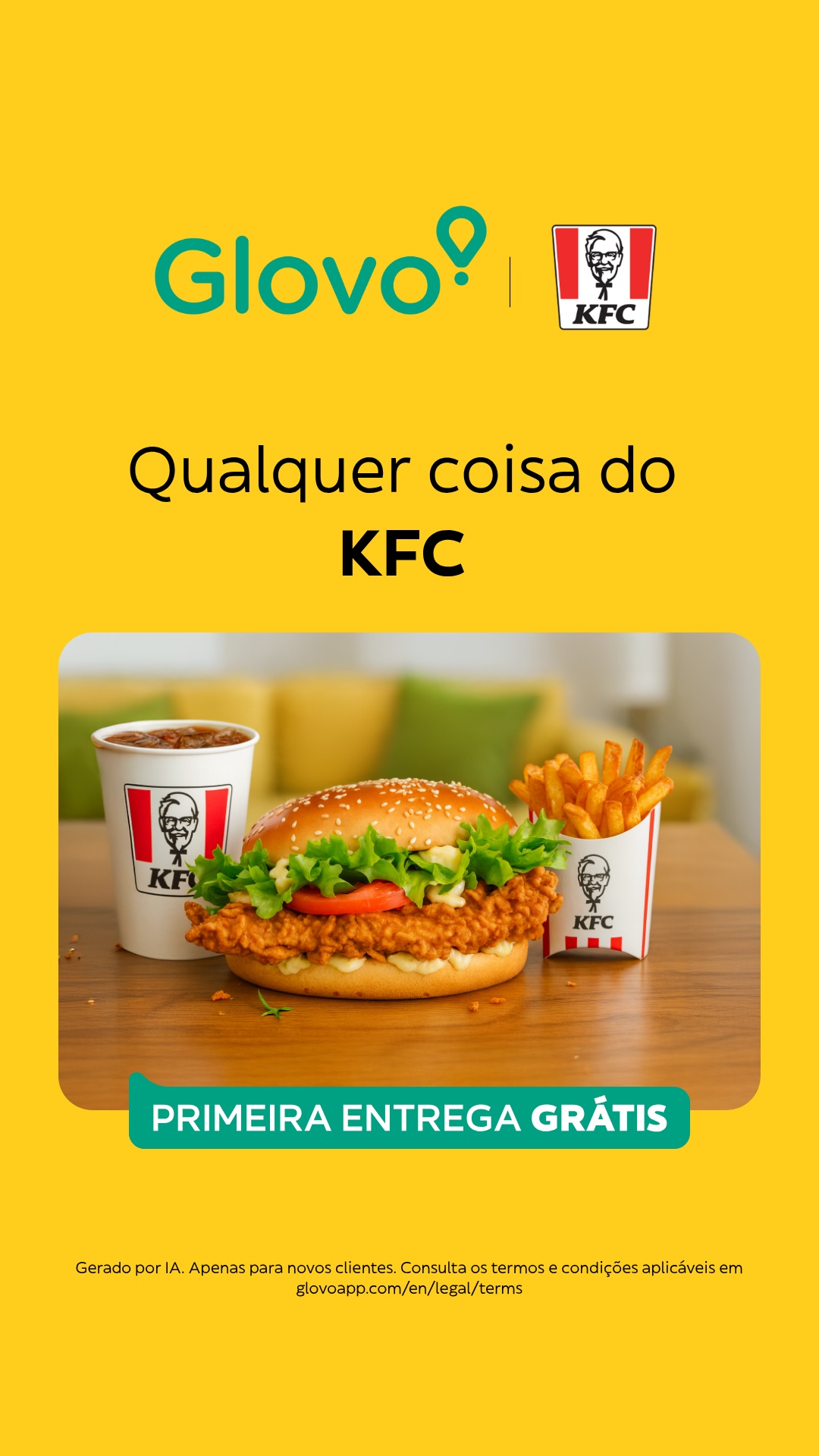 Glovo Facebook ad