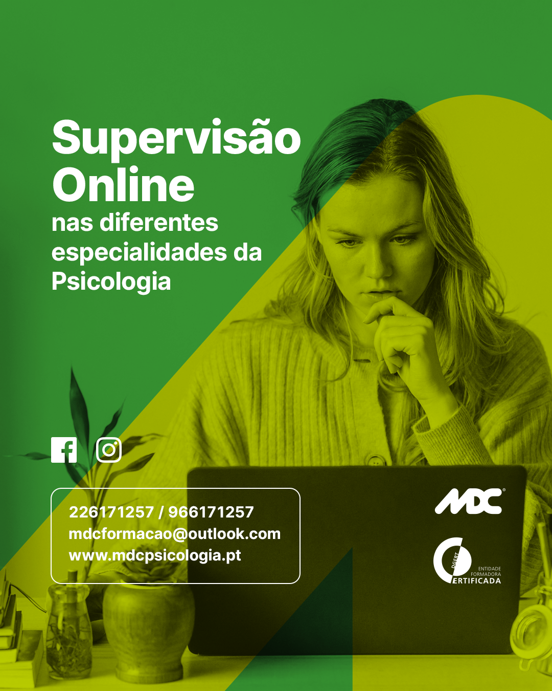 MDC Psicologia & Formação Facebook ad from Oct 20, 2025