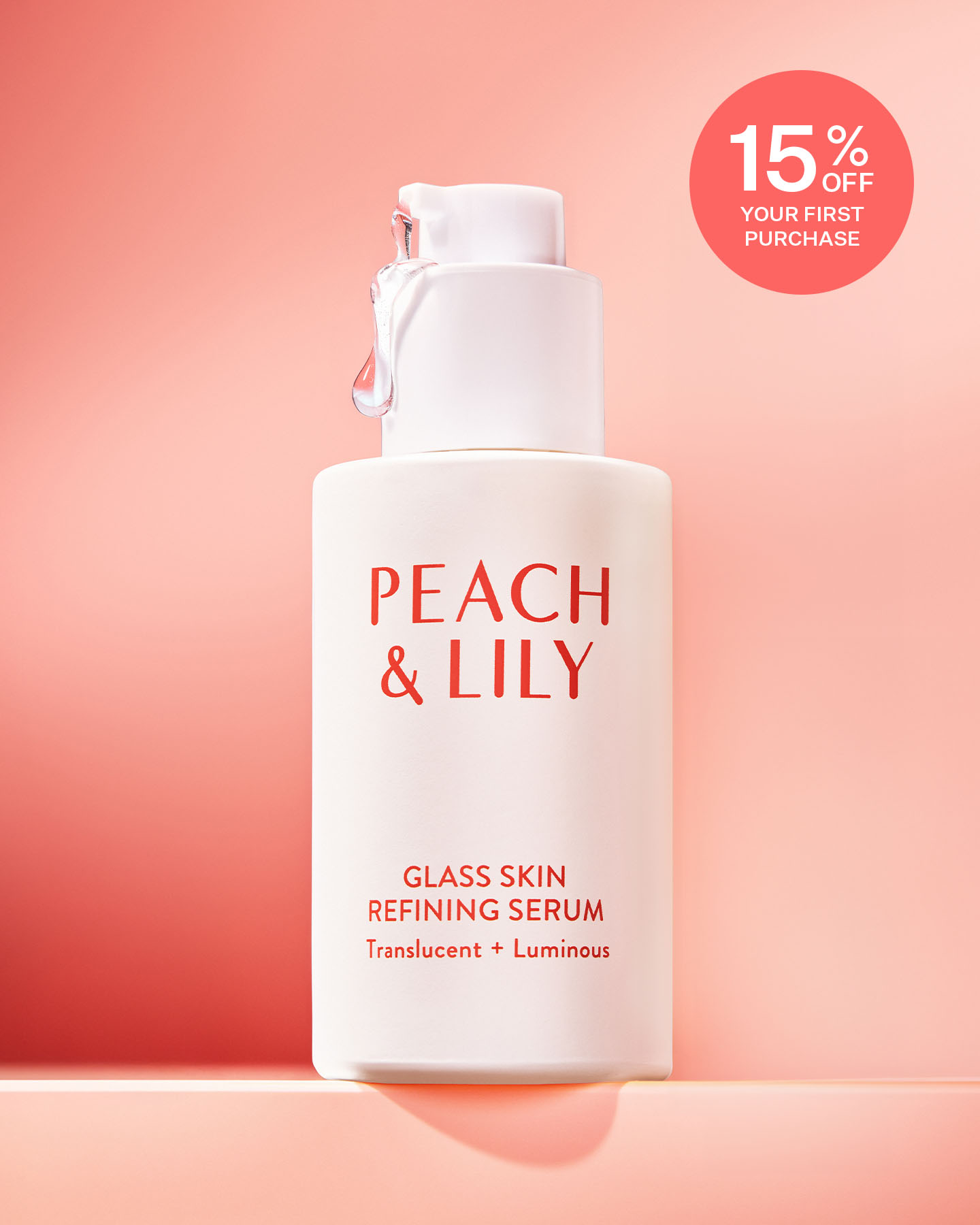 Peach and Lily Facebook ad