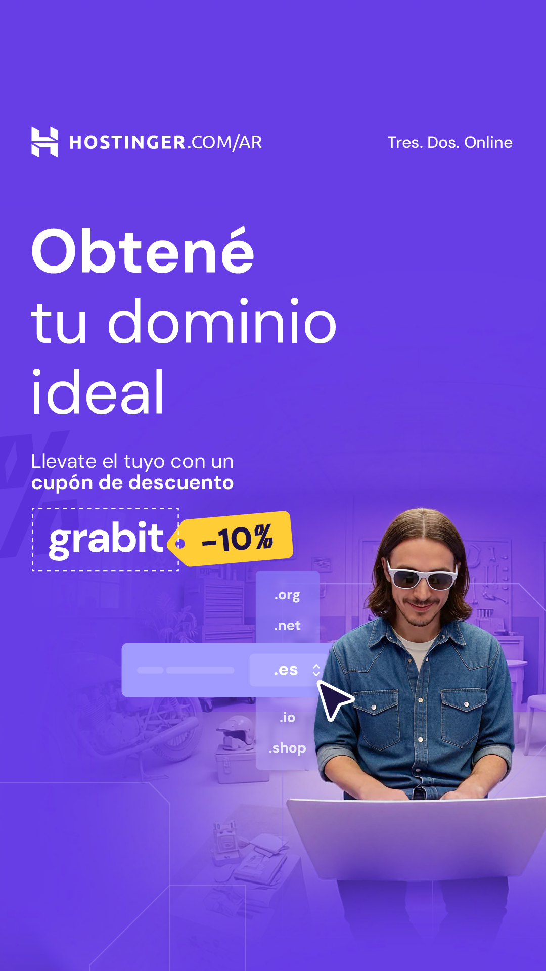 Hostinger Facebook ad