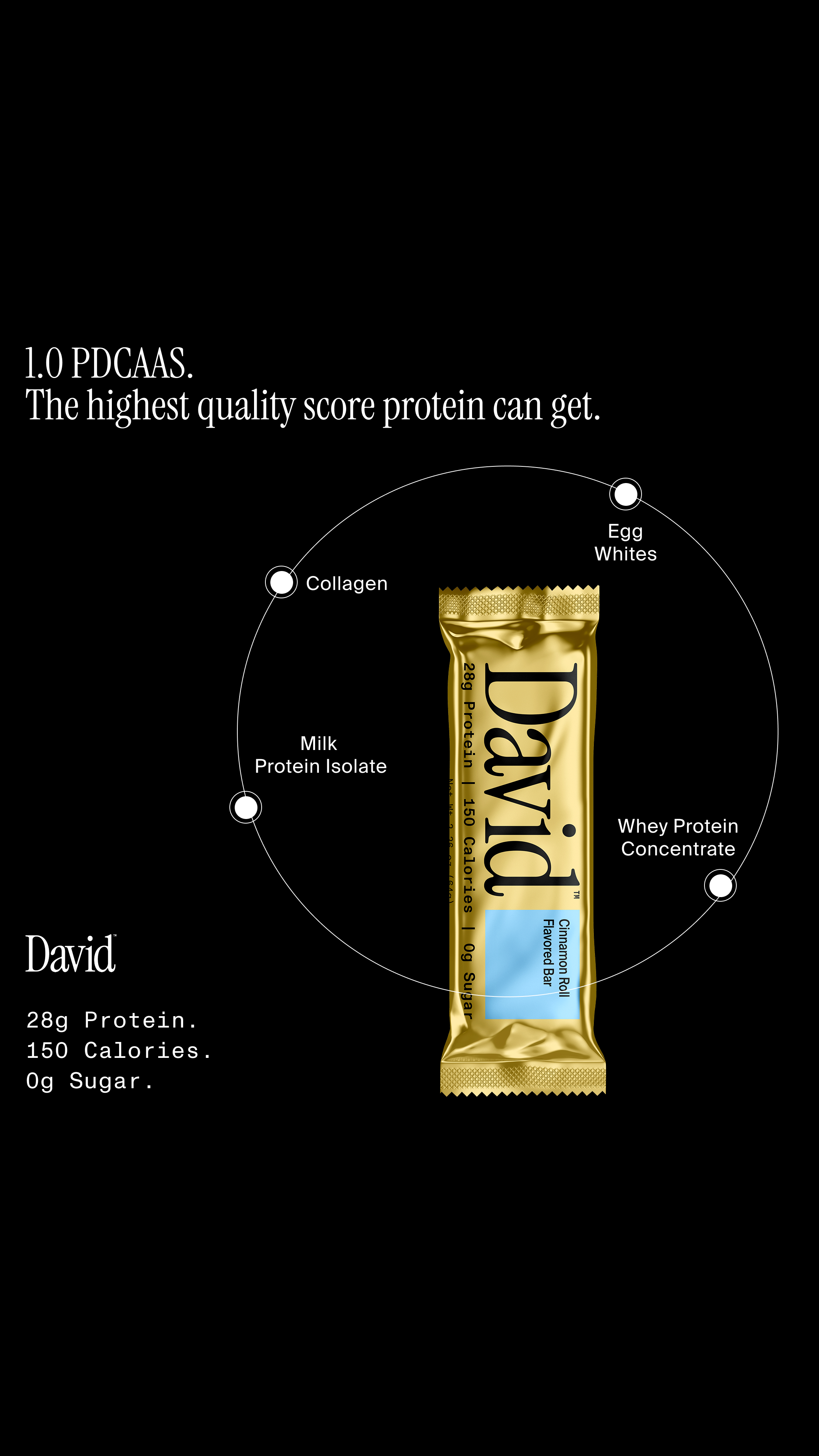 David Protein Facebook ad