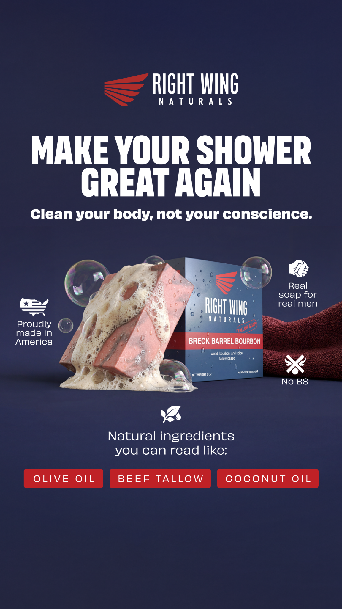 RIGHT WING Naturals Facebook ad