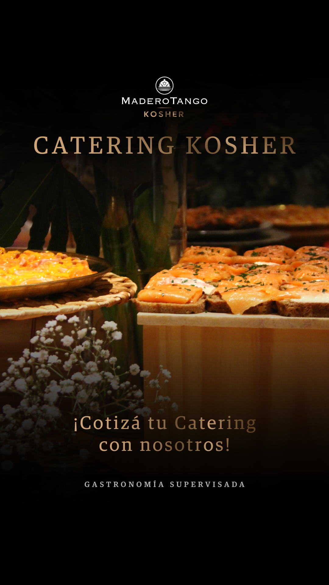Madero Tango Catering Facebook ad from Aug 20, 2025
