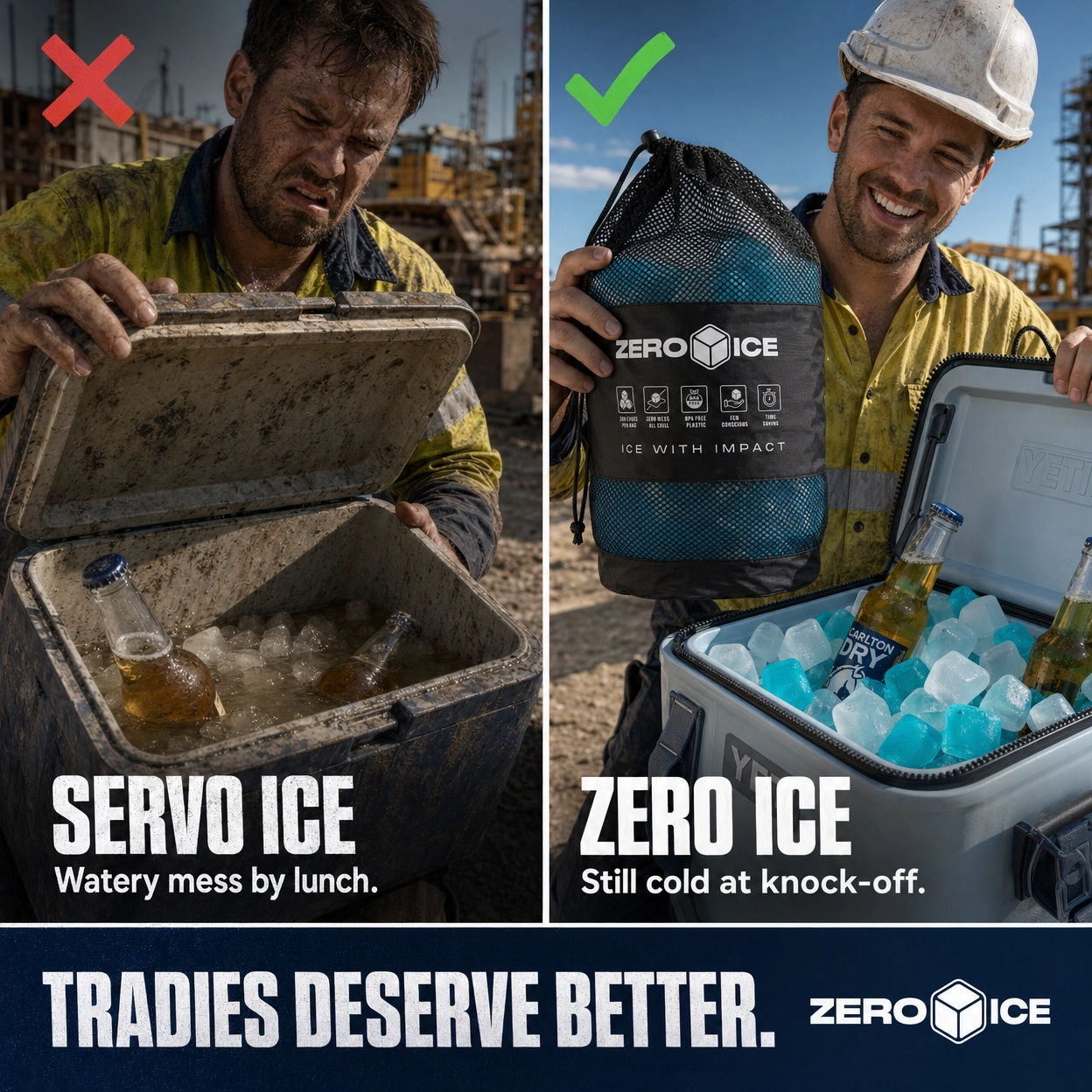 ZERO ICE Facebook ad