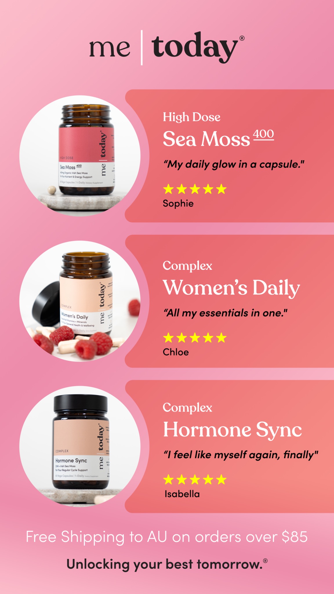 Me Today Facebook ad