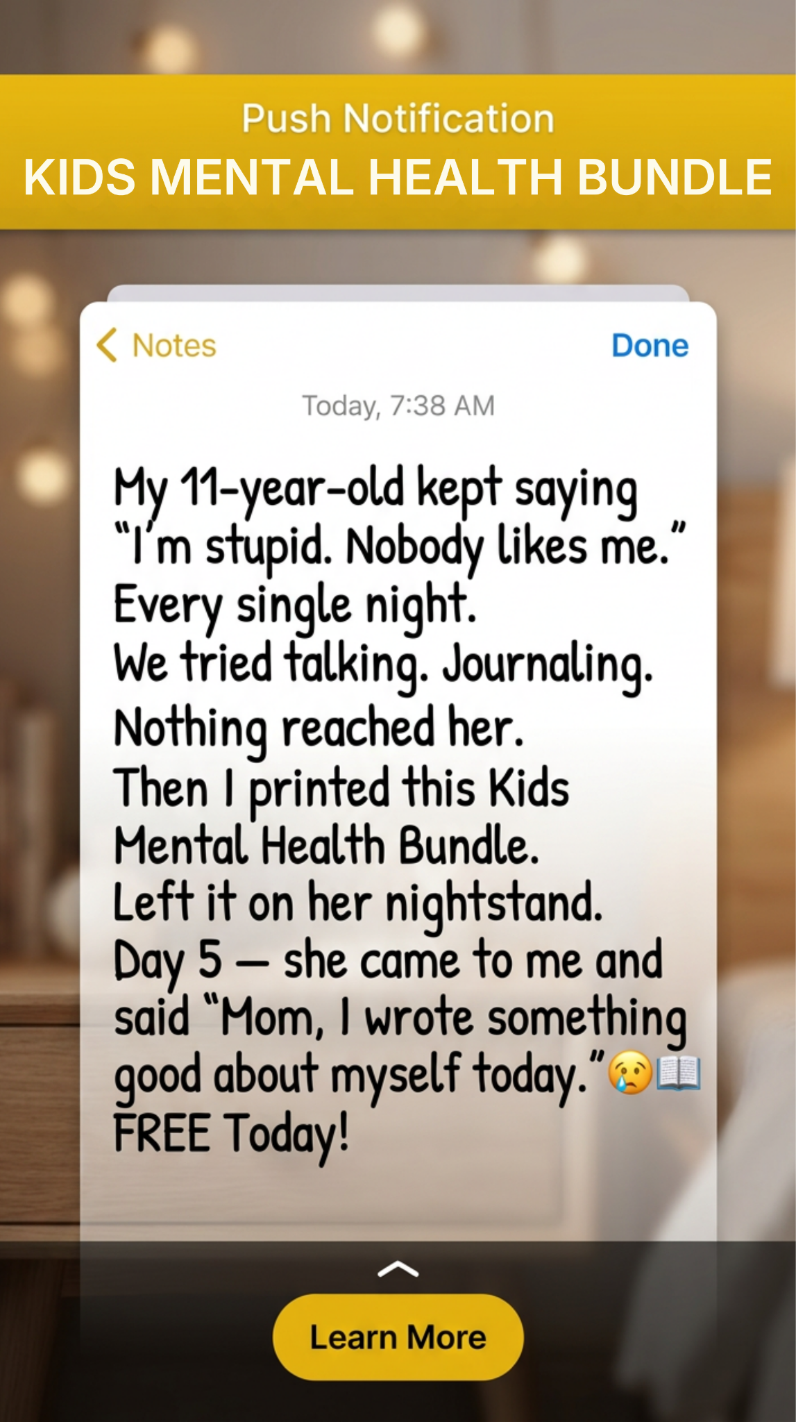 MiniMinds Facebook ad