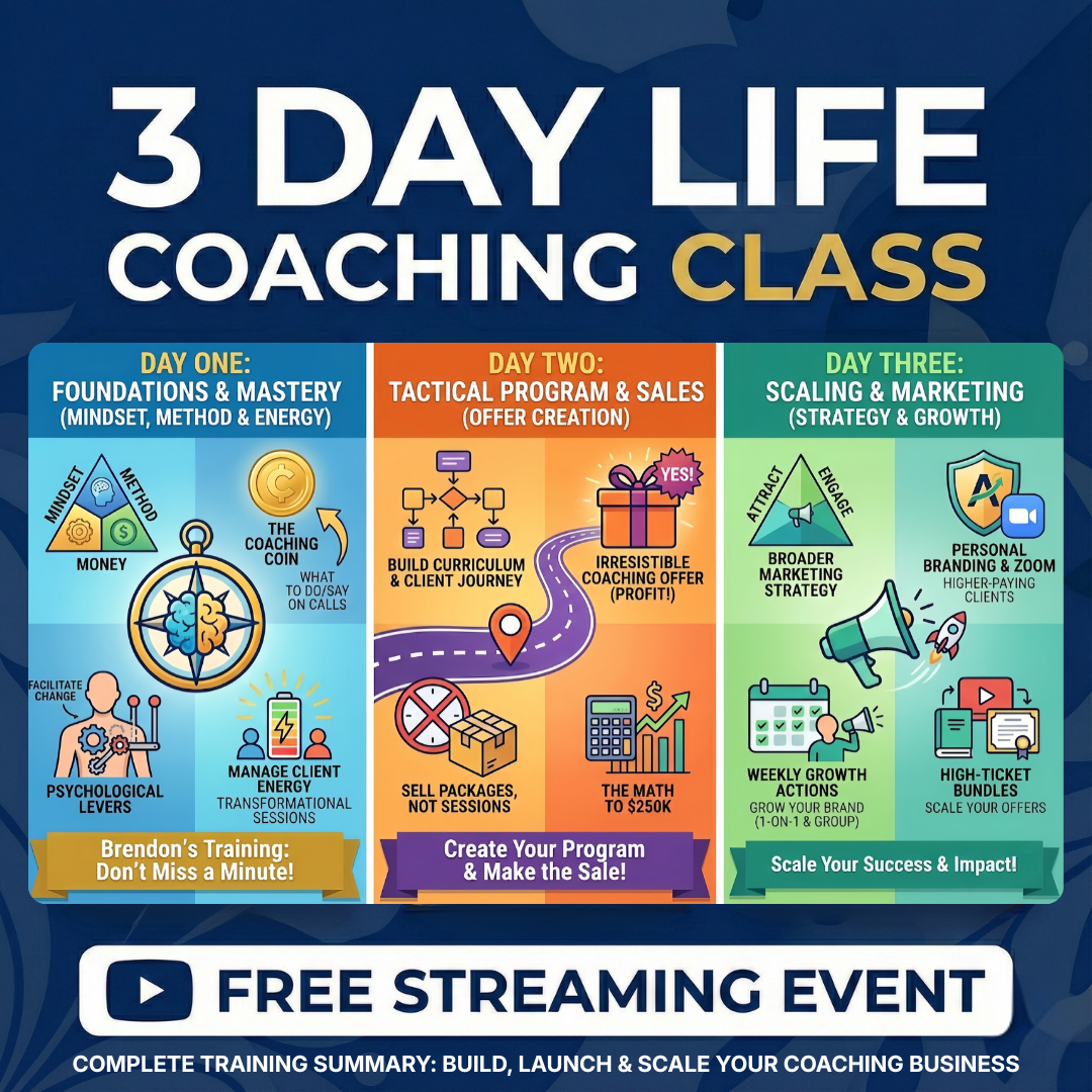 Brendon Burchard - Live. Love. Matter. Facebook ad