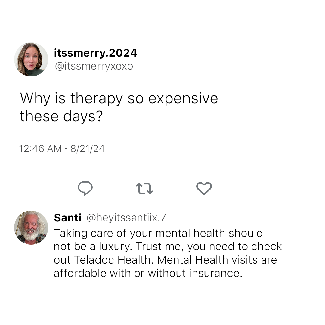 Teladoc Health Facebook ad