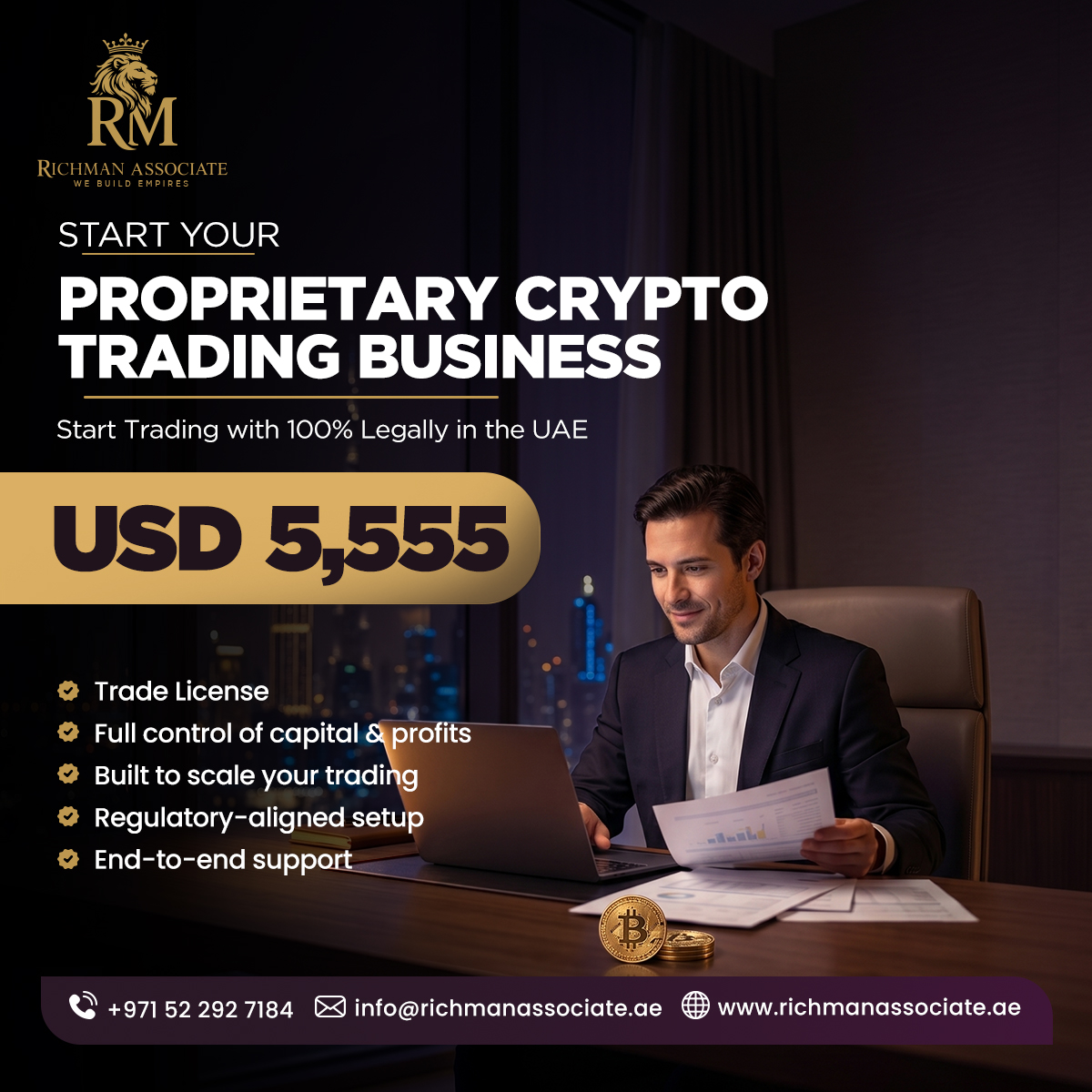 Richman Associate Facebook ad: Chat with us
