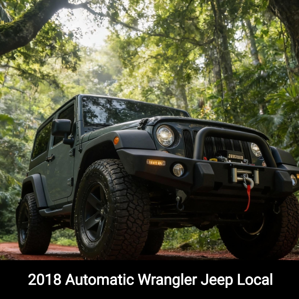 AdvisorBooth Grid Facebook ad: Explore Local Adventures With A 2018 Wrangler Jeep.