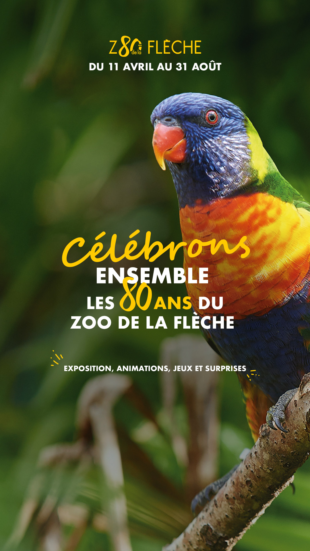 Zoo de La Flèche Facebook ad from Mar 27, 2026