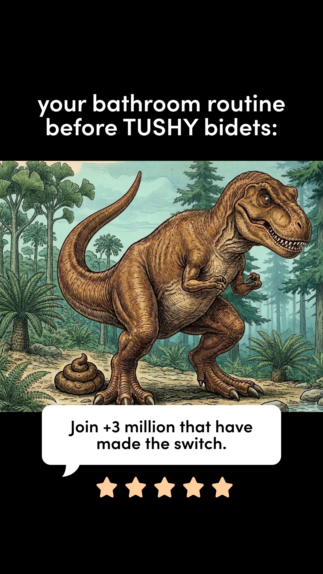 TUSHY Facebook ad